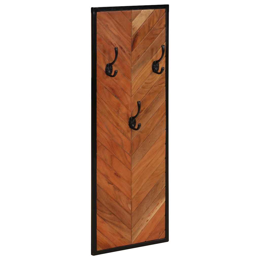 Kapstokken 2 st 35x1x90 cm massief acaciahout is nu te koop bij PeponiXL, paradijselijk wonen!