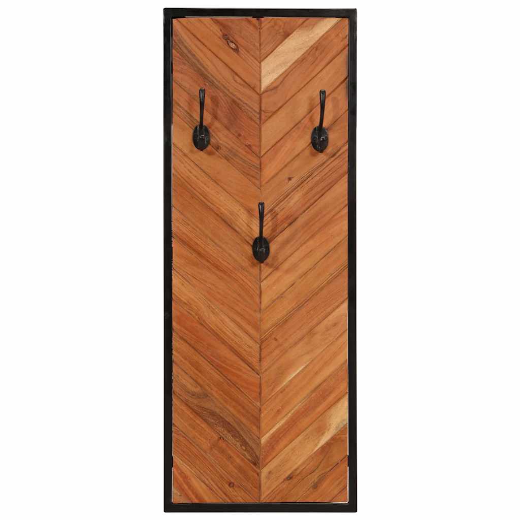 Kapstokken 2 st 35x1x90 cm massief acaciahout is nu te koop bij PeponiXL, paradijselijk wonen!