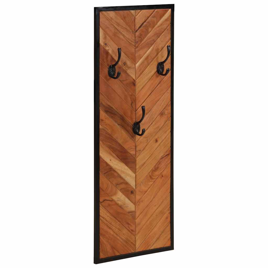 Kapstokken 2 st 35x1x90 cm massief acaciahout is nu te koop bij PeponiXL, paradijselijk wonen!