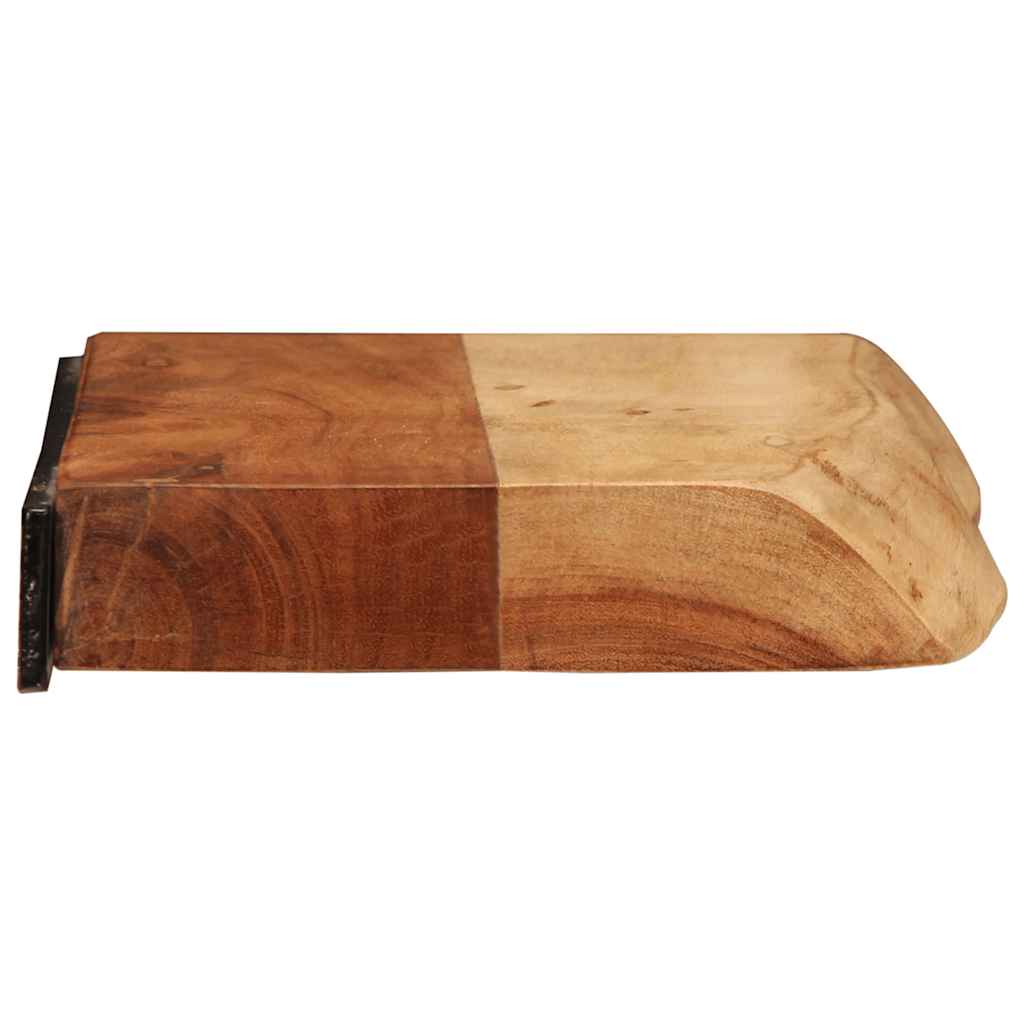 Wandschappen 2 st 40x20x3,5 cm massief acaciahout is nu te koop bij PeponiXL, paradijselijk wonen!