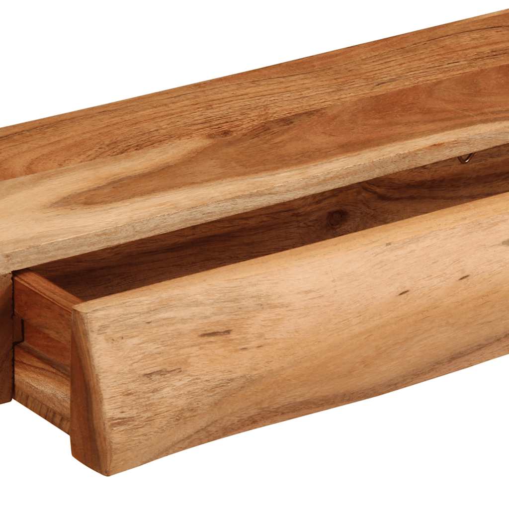 Wandschappen 2 st 60x17x8 cm massief acaciahout is nu te koop bij PeponiXL, paradijselijk wonen!