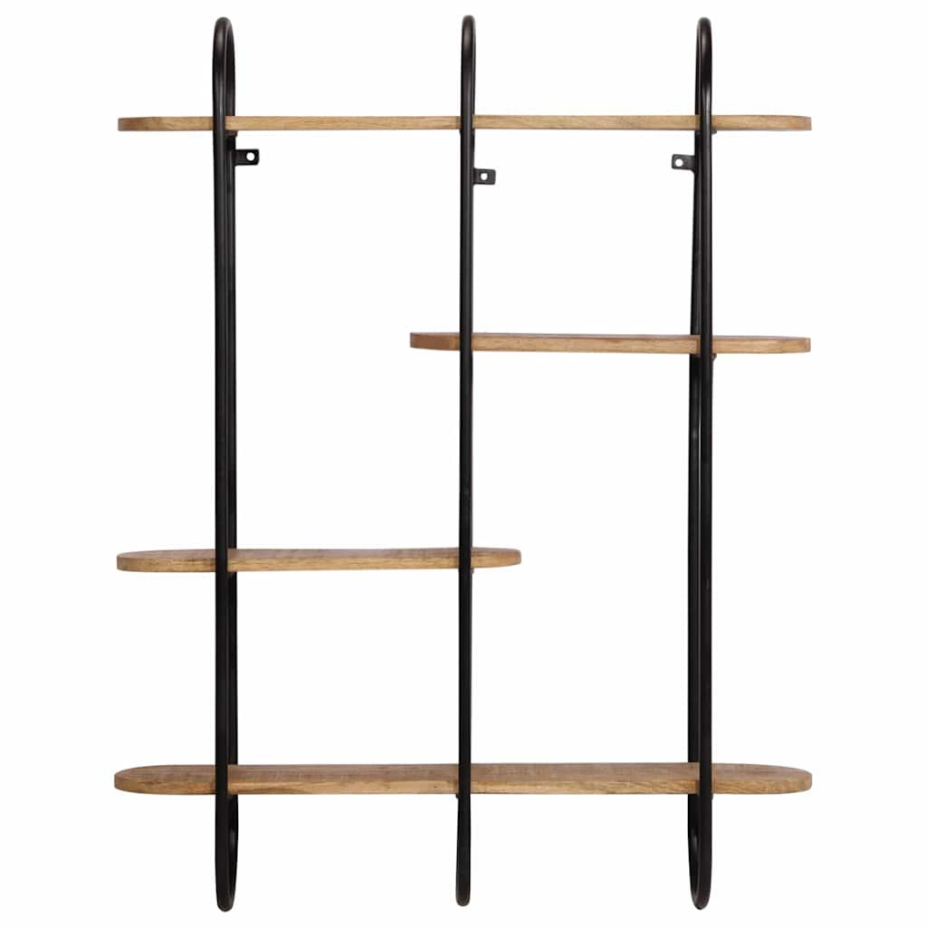 Wandplank 90x20x116,5 cm Massief Ruw Hout Mango is nu te koop bij PeponiXL, paradijselijk wonen!