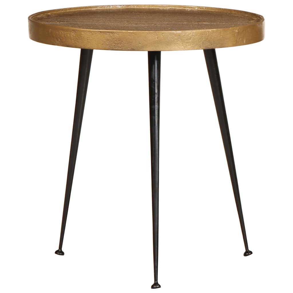 Salontafel 2 stuks Gouden bewerkt hout is nu te koop bij PeponiXL, paradijselijk wonen!