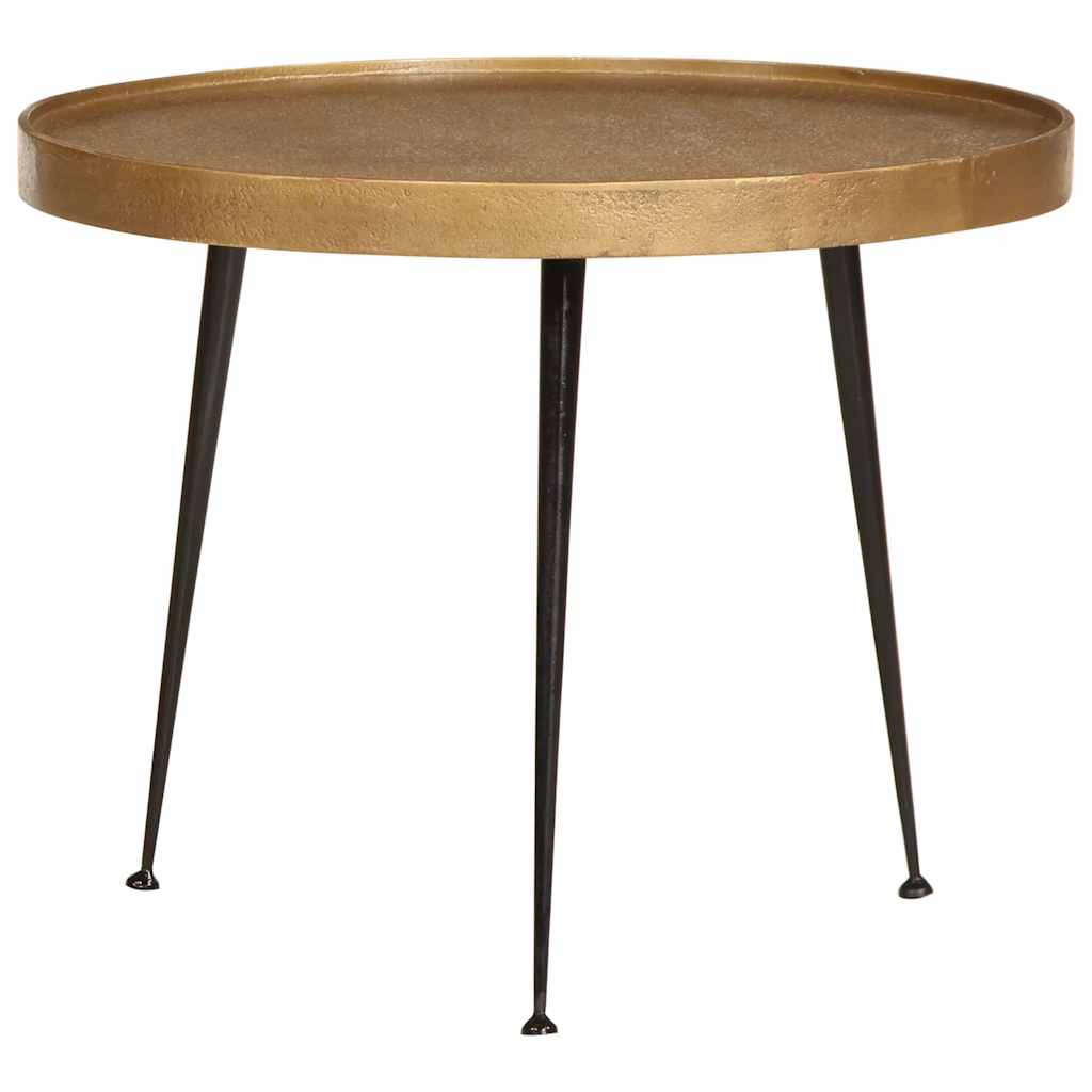 Salontafel 2 stuks Gouden bewerkt hout is nu te koop bij PeponiXL, paradijselijk wonen!