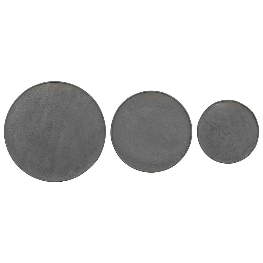Salontafel 3 stuks Zwart bewerkt hout is nu te koop bij PeponiXL, paradijselijk wonen!