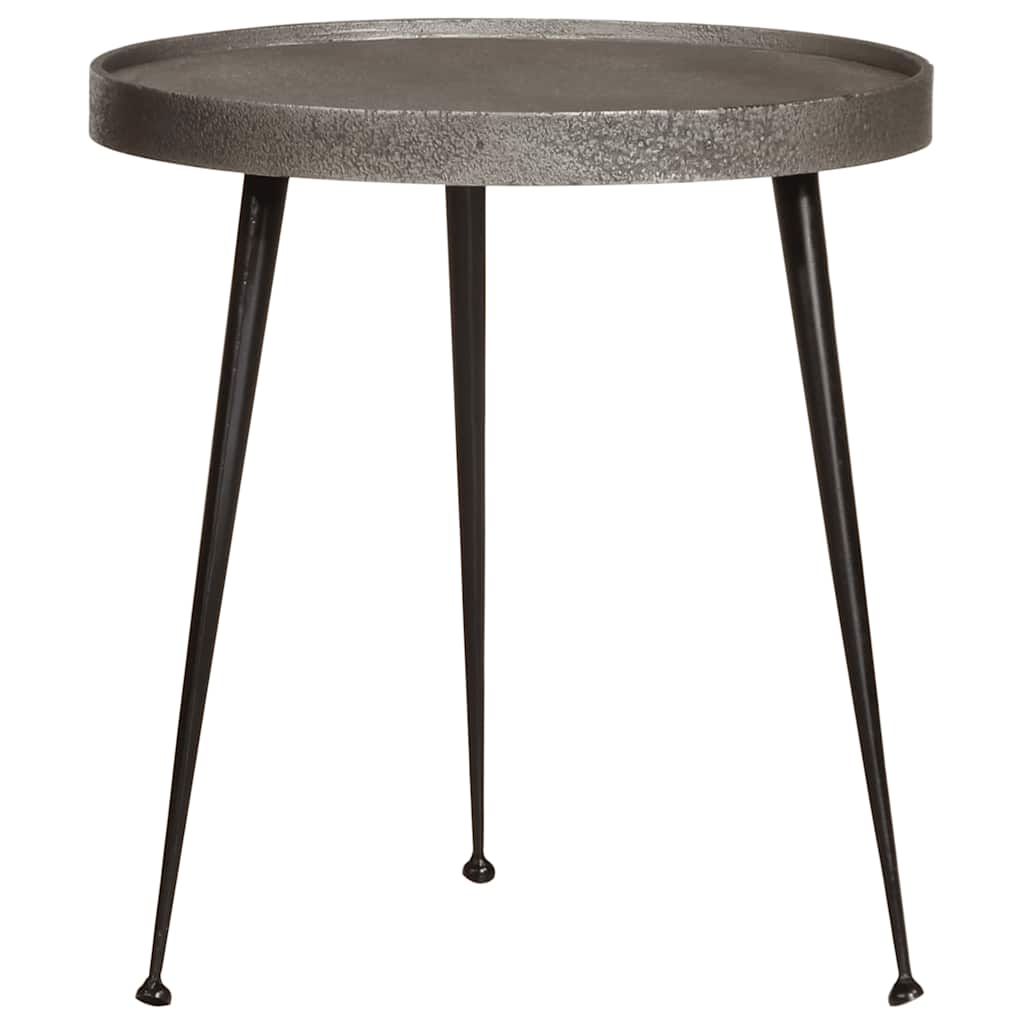 Salontafel 3 stuks zilverkleurig bewerkt hout is nu te koop bij PeponiXL, paradijselijk wonen!