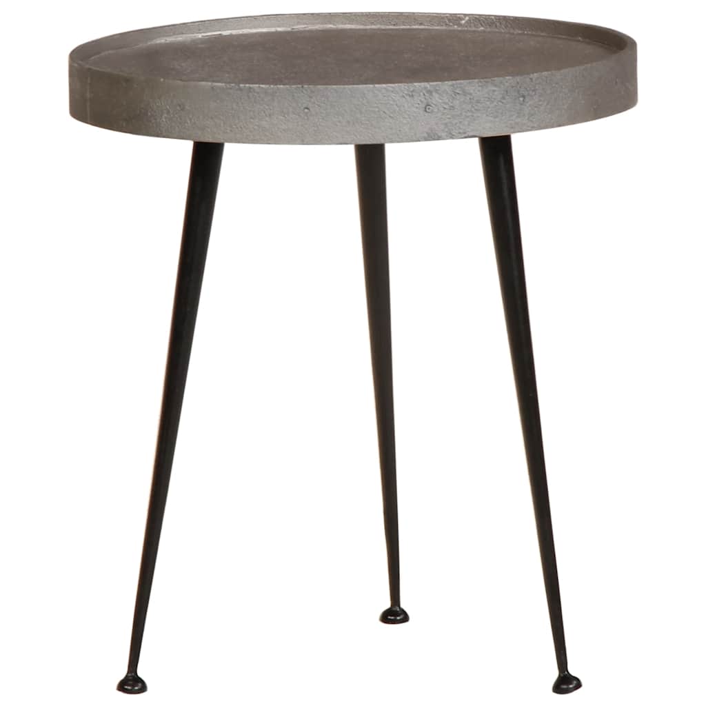 Salontafel 3 stuks zilverkleurig bewerkt hout is nu te koop bij PeponiXL, paradijselijk wonen!