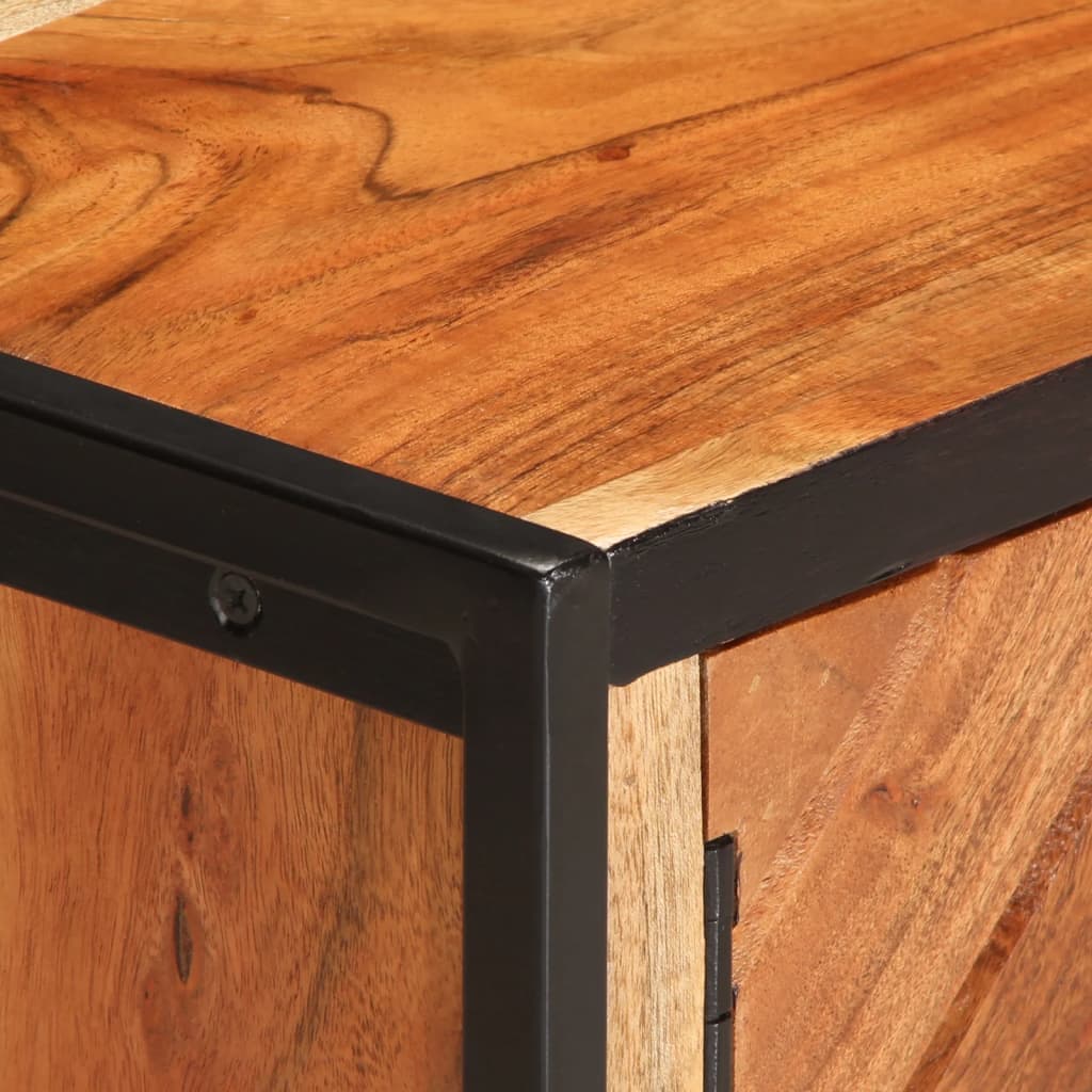 Salontafel 90x55x40 cm massief acaciahout is nu te koop bij PeponiXL, paradijselijk wonen!