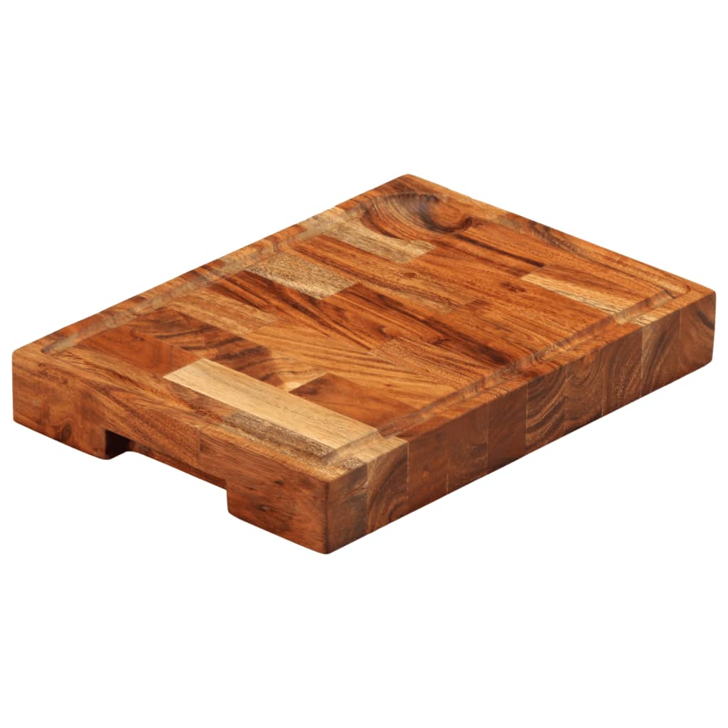 Hakblok 30x21x4 cm massief acaciahout is nu te koop bij PeponiXL, paradijselijk wonen!