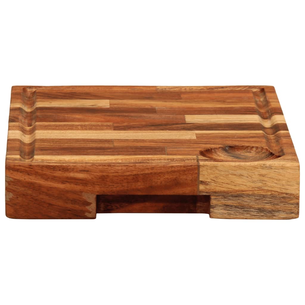 Hakblok 30x21x4 cm massief acaciahout is nu te koop bij PeponiXL, paradijselijk wonen!