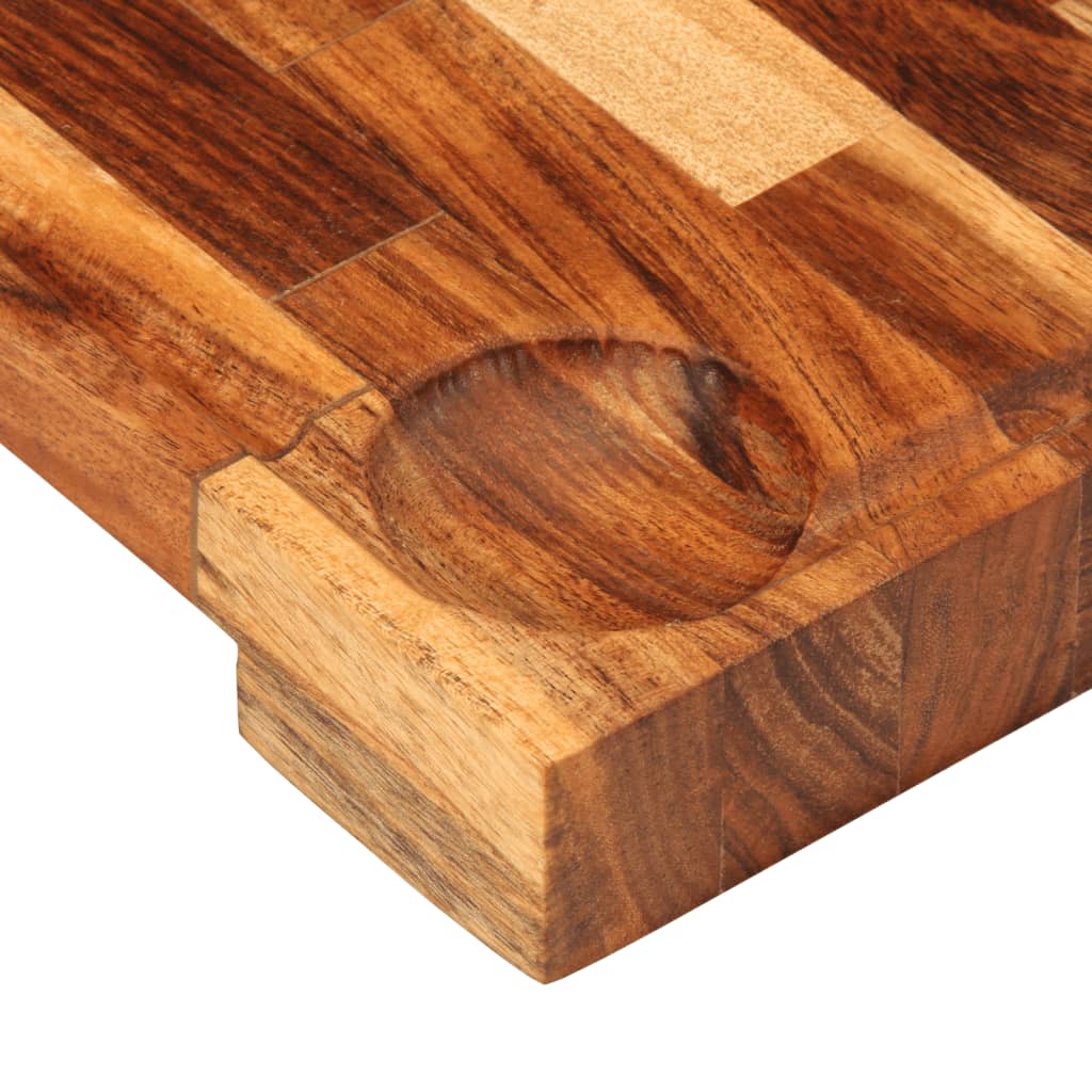 Hakblok 30x21x4 cm massief acaciahout is nu te koop bij PeponiXL, paradijselijk wonen!