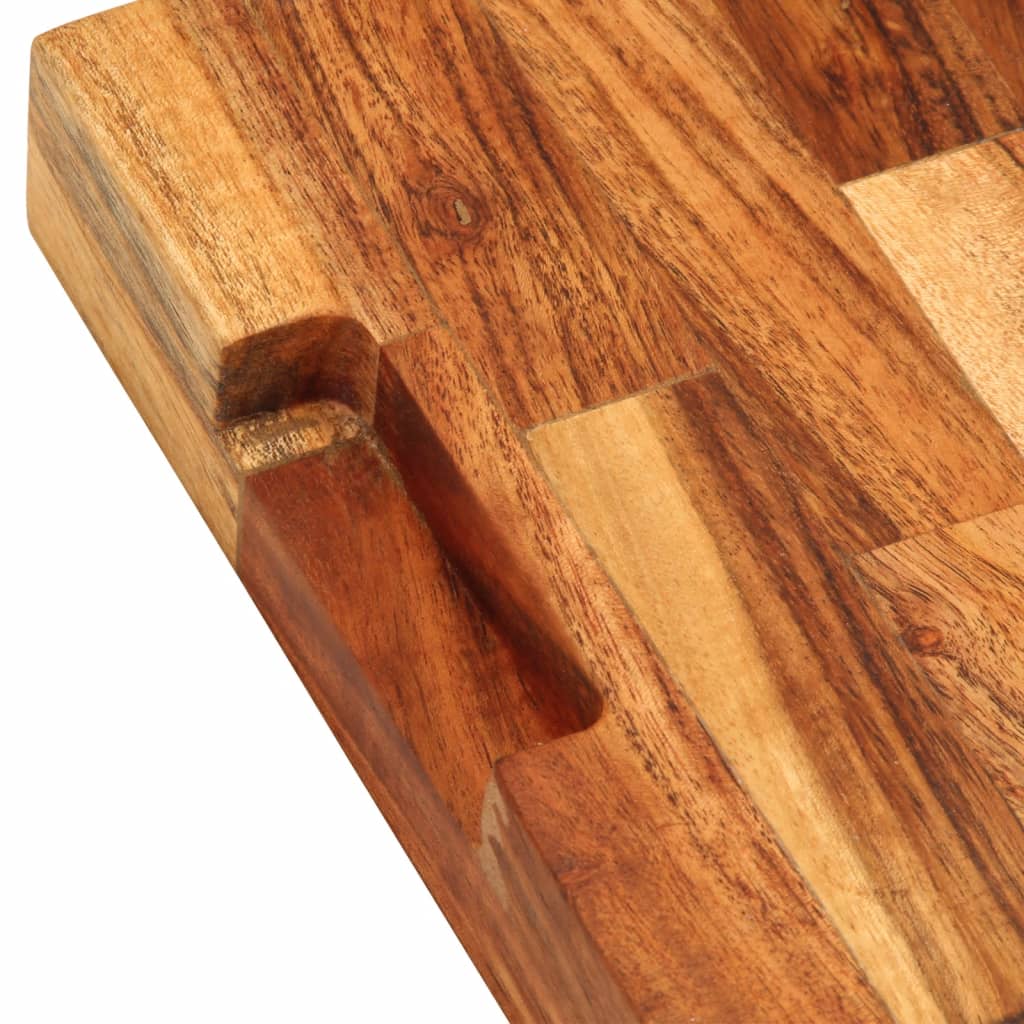 Hakblok 30x21x4 cm massief acaciahout is nu te koop bij PeponiXL, paradijselijk wonen!