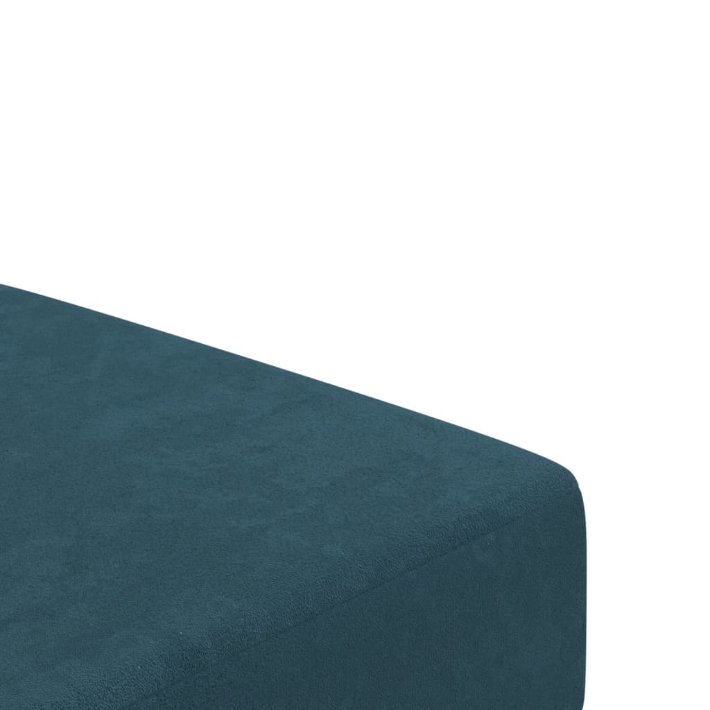 Slaapbank 2-zits fluweel blauw is nu te koop bij PeponiXL, paradijselijk wonen!