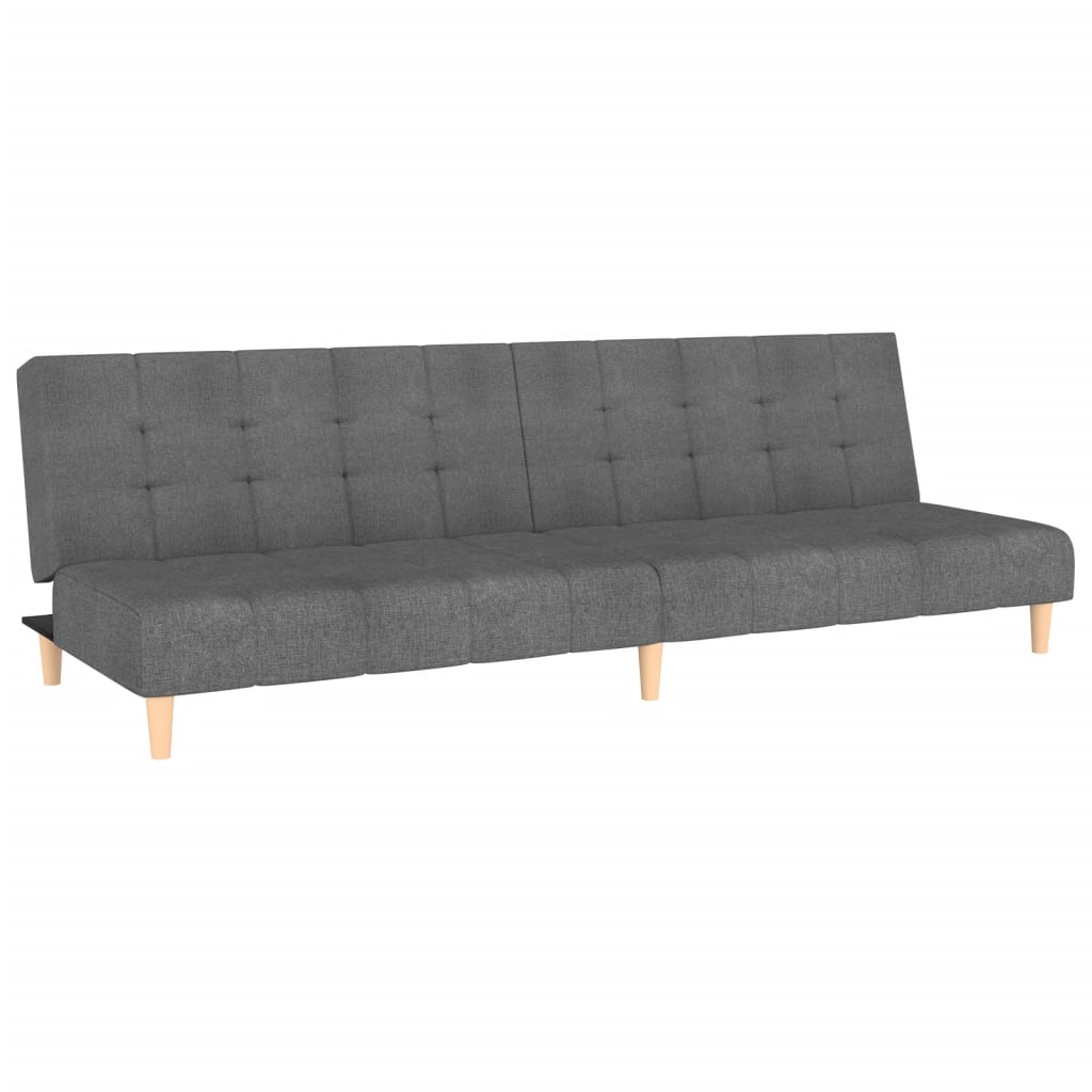 Slaapbank 2-zits stof lichtgrijs is nu te koop bij PeponiXL, paradijselijk wonen!