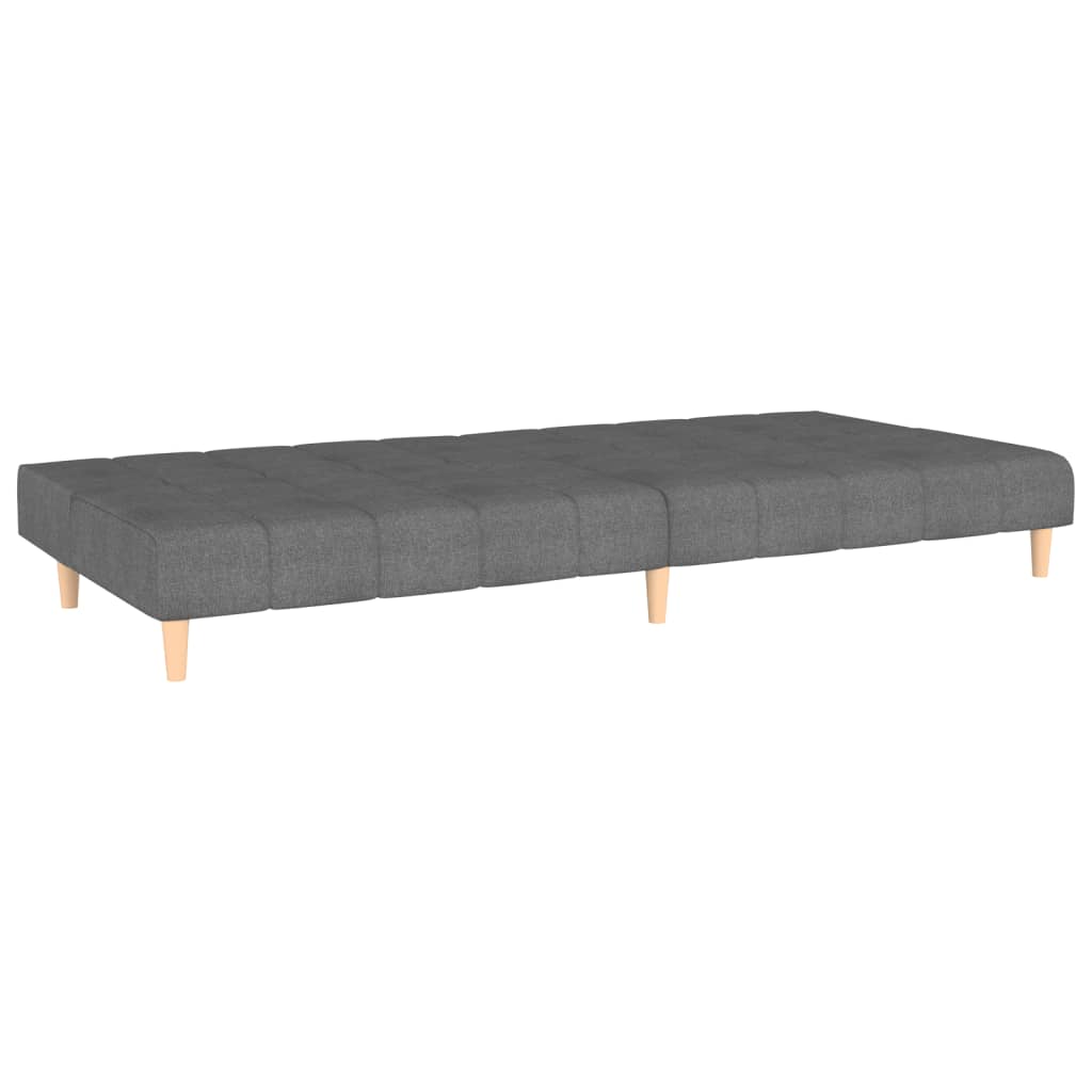 Slaapbank 2-zits stof lichtgrijs is nu te koop bij PeponiXL, paradijselijk wonen!