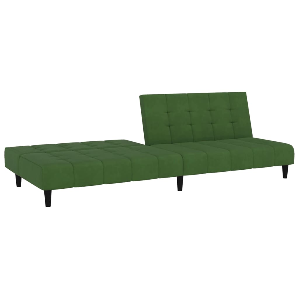 Slaapbank 2-zits fluweel donkergroen is nu te koop bij PeponiXL, paradijselijk wonen!