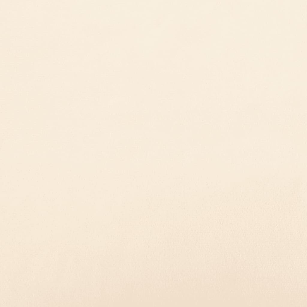 Slaapbank 2-zits fluweel crèmekleurig is nu te koop bij PeponiXL, paradijselijk wonen!