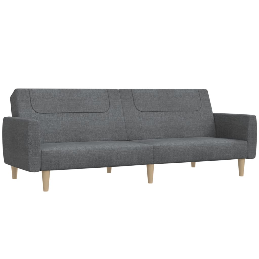 Slaapbank 2-zits stof lichtgrijs is nu te koop bij PeponiXL, paradijselijk wonen!