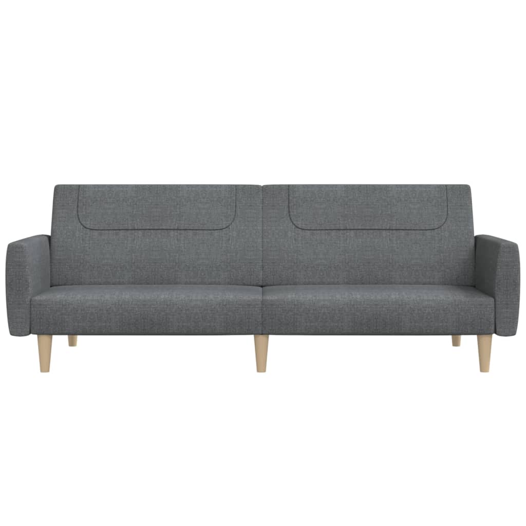 Slaapbank 2-zits stof lichtgrijs is nu te koop bij PeponiXL, paradijselijk wonen!