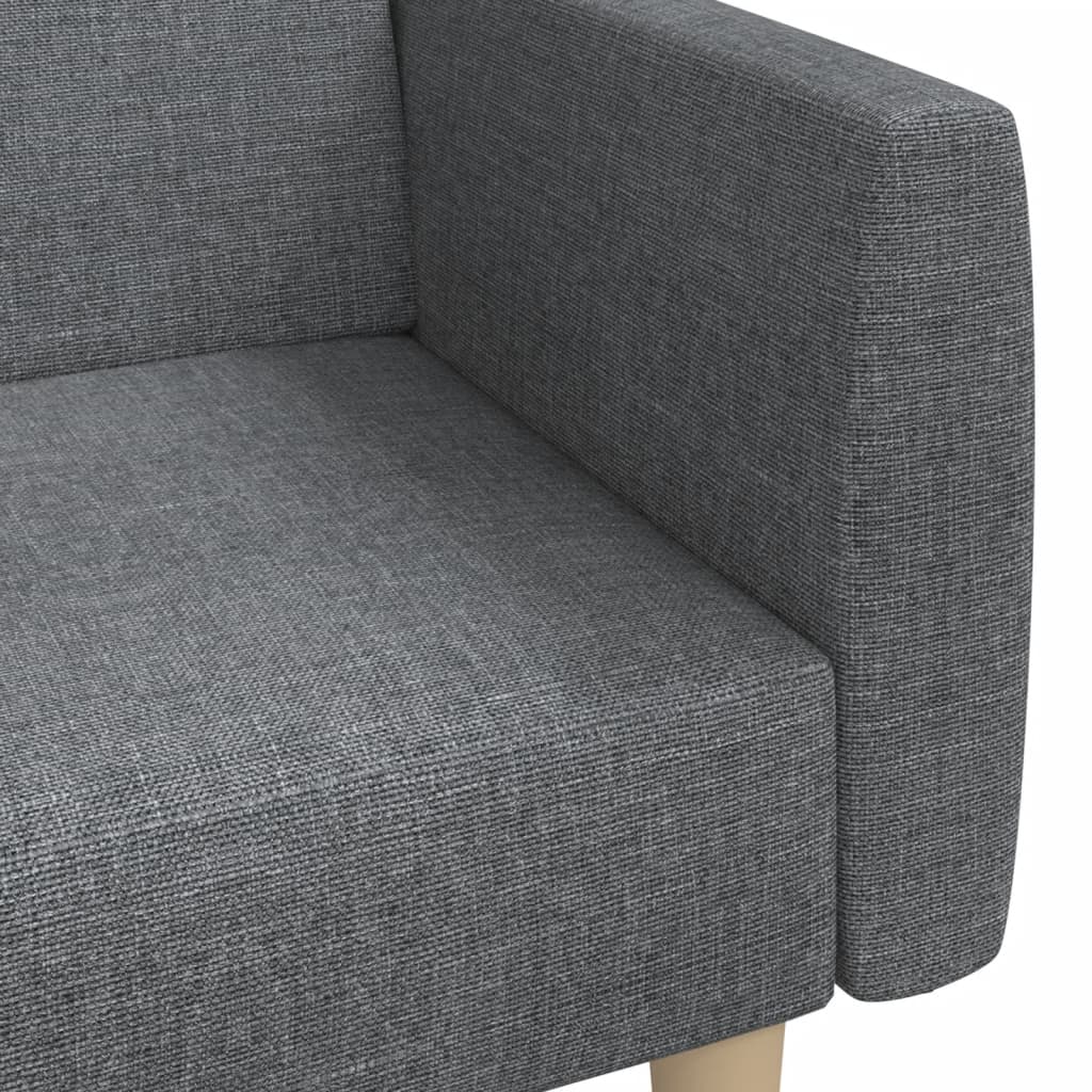 Slaapbank 2-zits stof lichtgrijs is nu te koop bij PeponiXL, paradijselijk wonen!