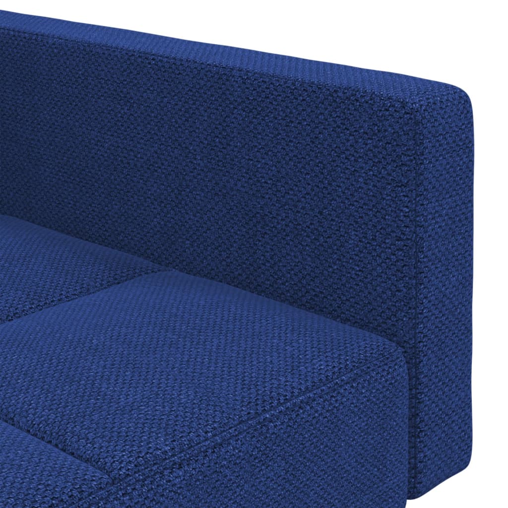 Slaapbank 2-zits met 2 kussens stof blauw is nu te koop bij PeponiXL, paradijselijk wonen!