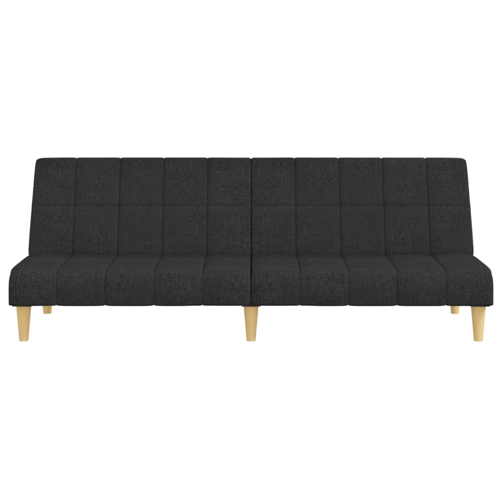 Slaapbank 2-zits stof zwart is nu te koop bij PeponiXL, paradijselijk wonen!