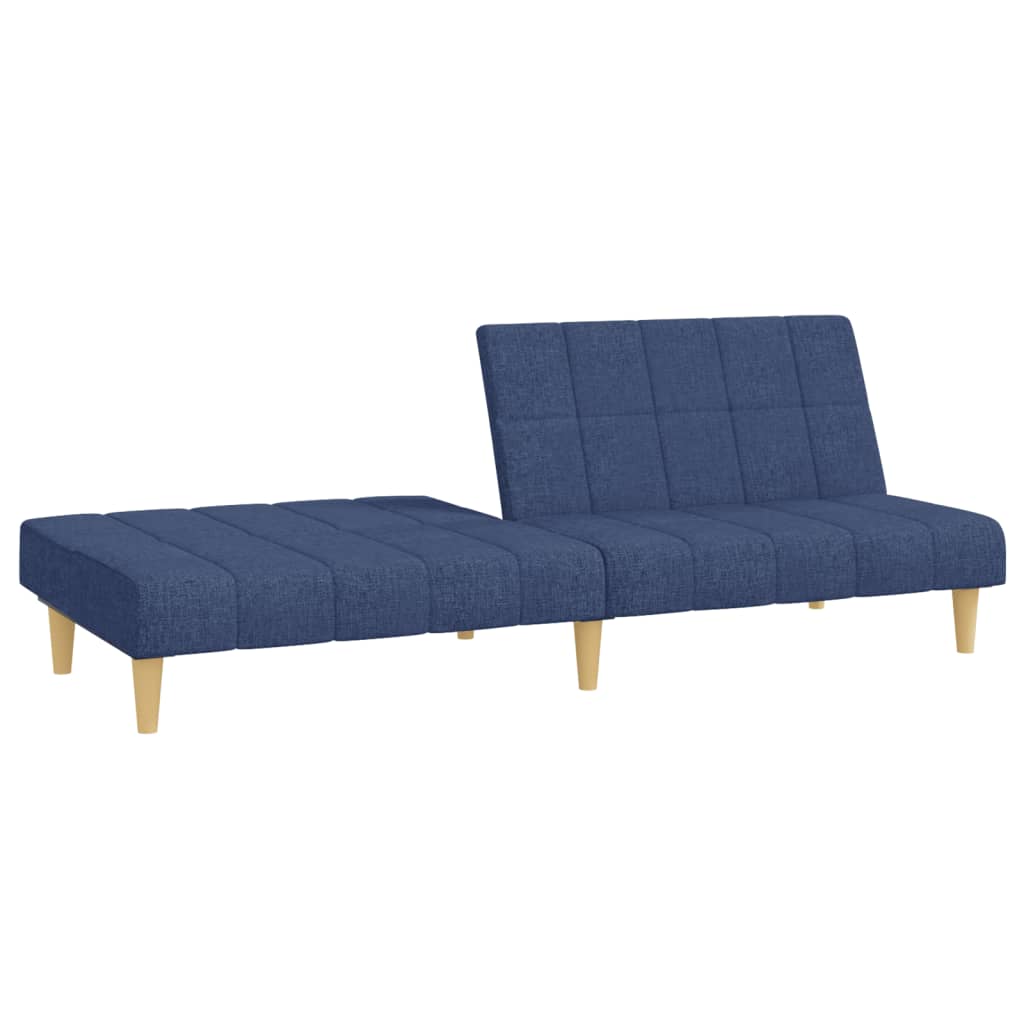 Slaapbank 2-zits stof blauw is nu te koop bij PeponiXL, paradijselijk wonen!