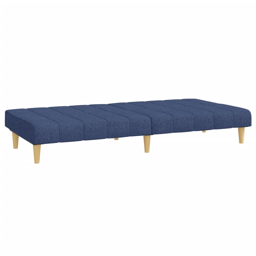 Slaapbank 2-zits stof blauw is nu te koop bij PeponiXL, paradijselijk wonen!
