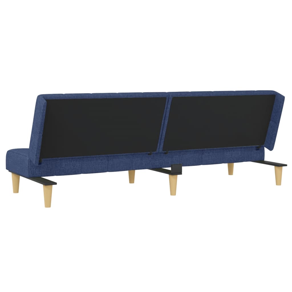 Slaapbank 2-zits stof blauw is nu te koop bij PeponiXL, paradijselijk wonen!