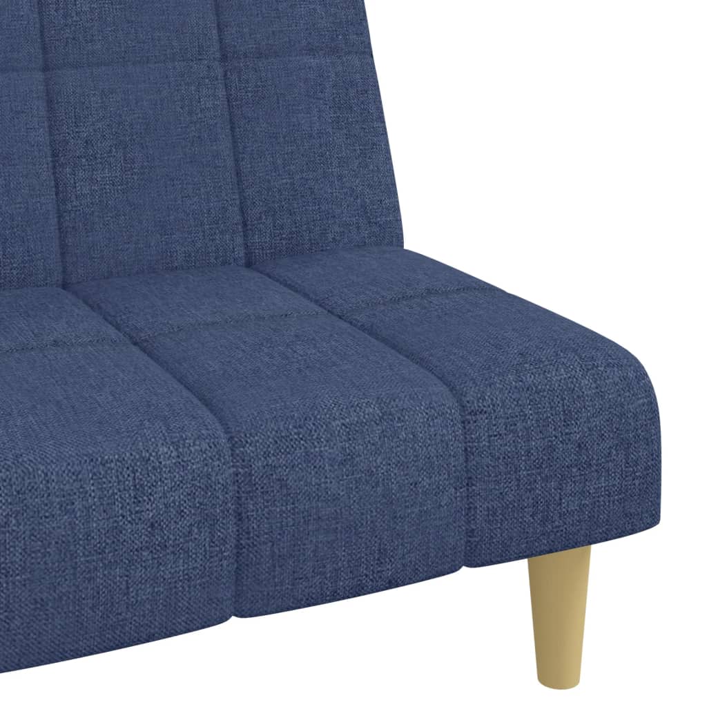 Slaapbank 2-zits stof blauw is nu te koop bij PeponiXL, paradijselijk wonen!