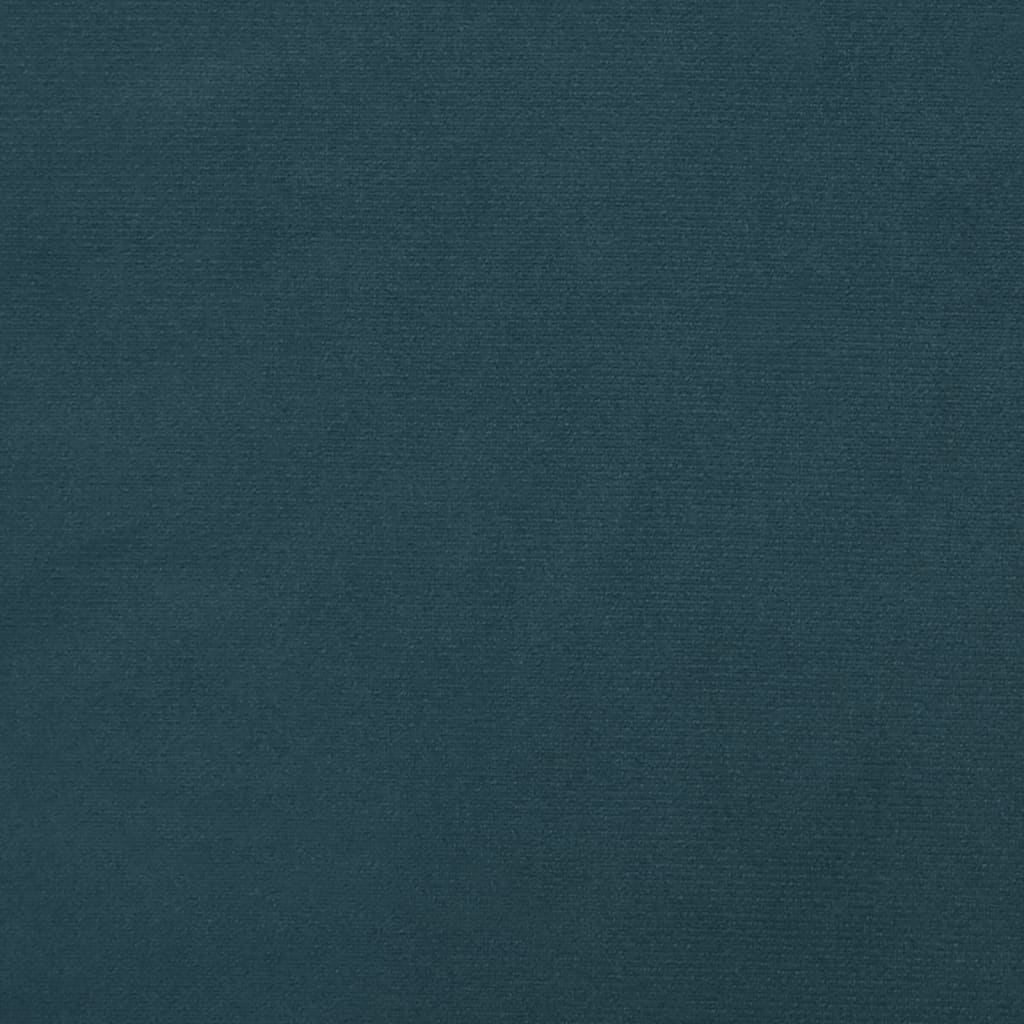Slaapbank 2-zits met 2 kussens fluweel blauw is nu te koop bij PeponiXL, paradijselijk wonen!