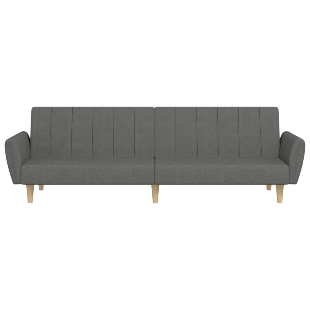 Slaapbank 2-zits stof lichtgrijs is nu te koop bij PeponiXL, paradijselijk wonen!