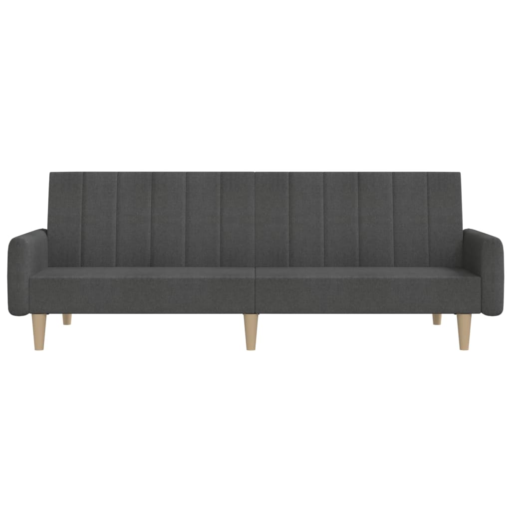 Slaapbank 2-zits stof donkergrijs is nu te koop bij PeponiXL, paradijselijk wonen!