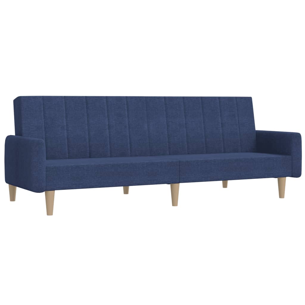 Slaapbank 2-zits stof blauw is nu te koop bij PeponiXL, paradijselijk wonen!