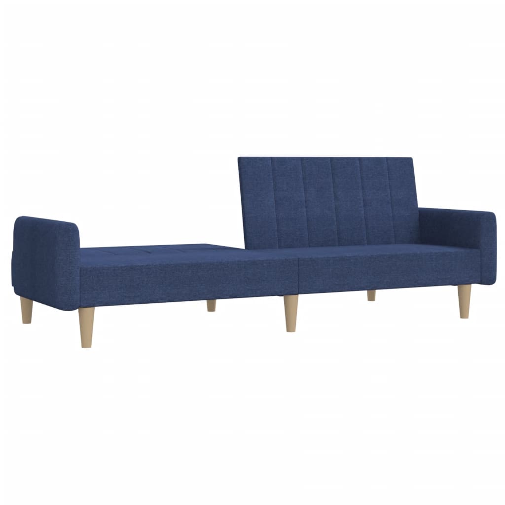 Slaapbank 2-zits stof blauw is nu te koop bij PeponiXL, paradijselijk wonen!
