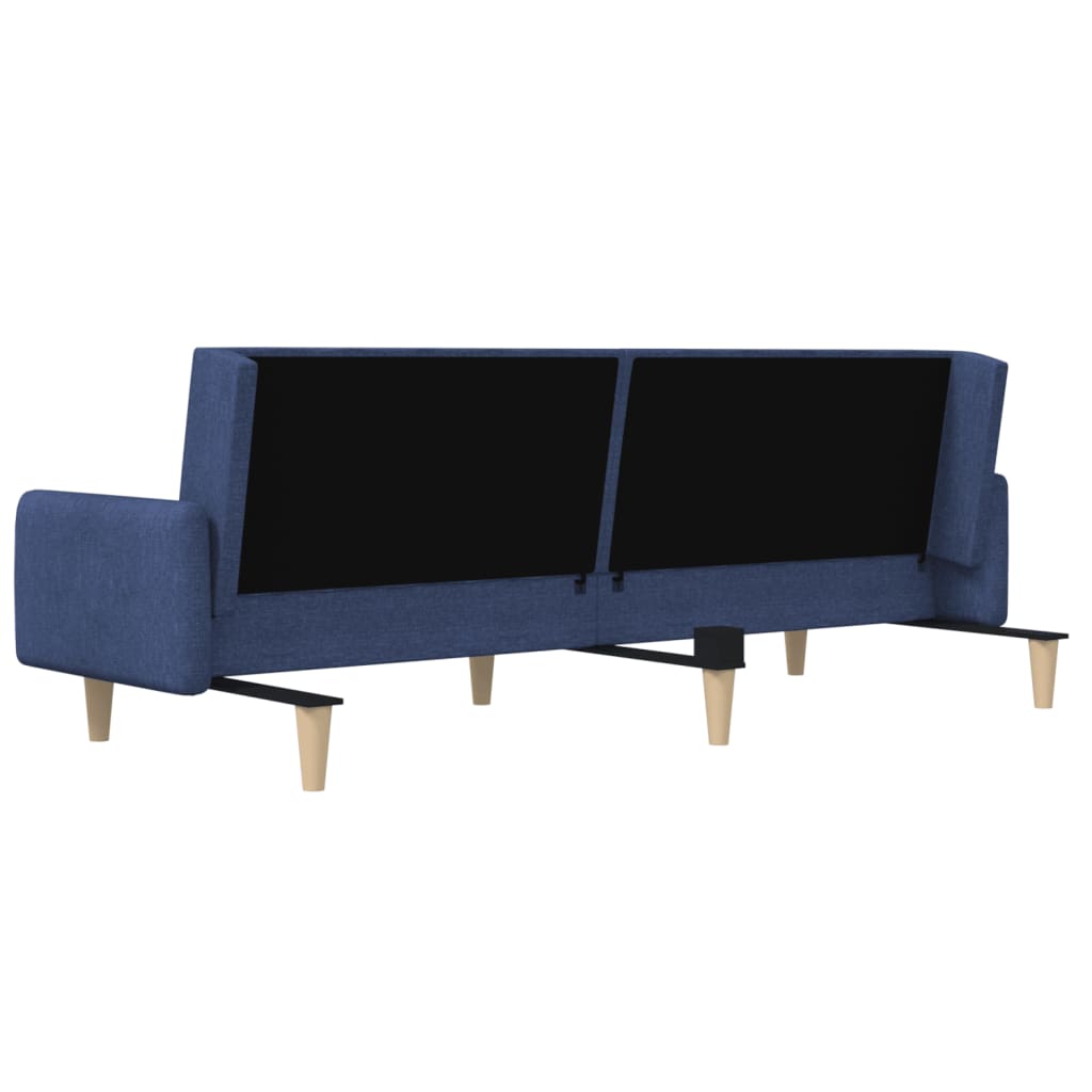 Slaapbank 2-zits stof blauw is nu te koop bij PeponiXL, paradijselijk wonen!