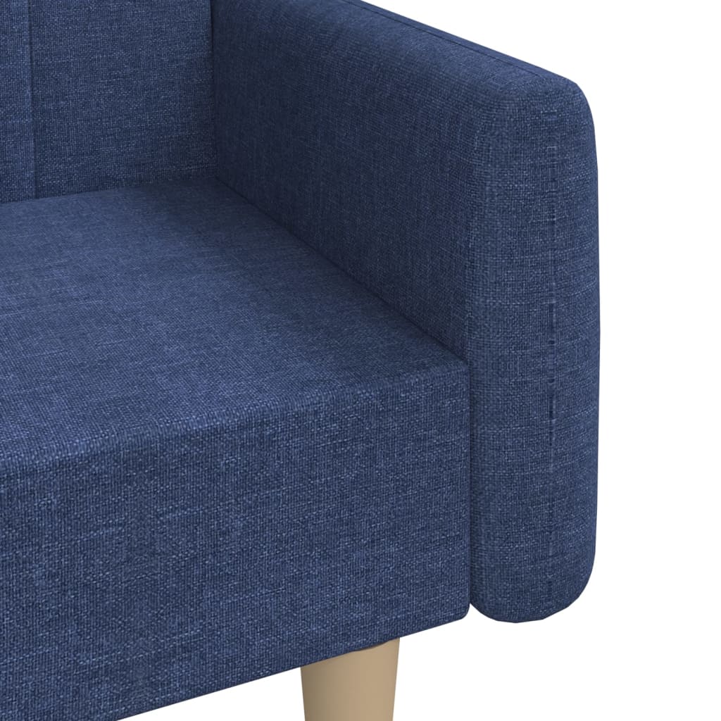 Slaapbank 2-zits stof blauw is nu te koop bij PeponiXL, paradijselijk wonen!
