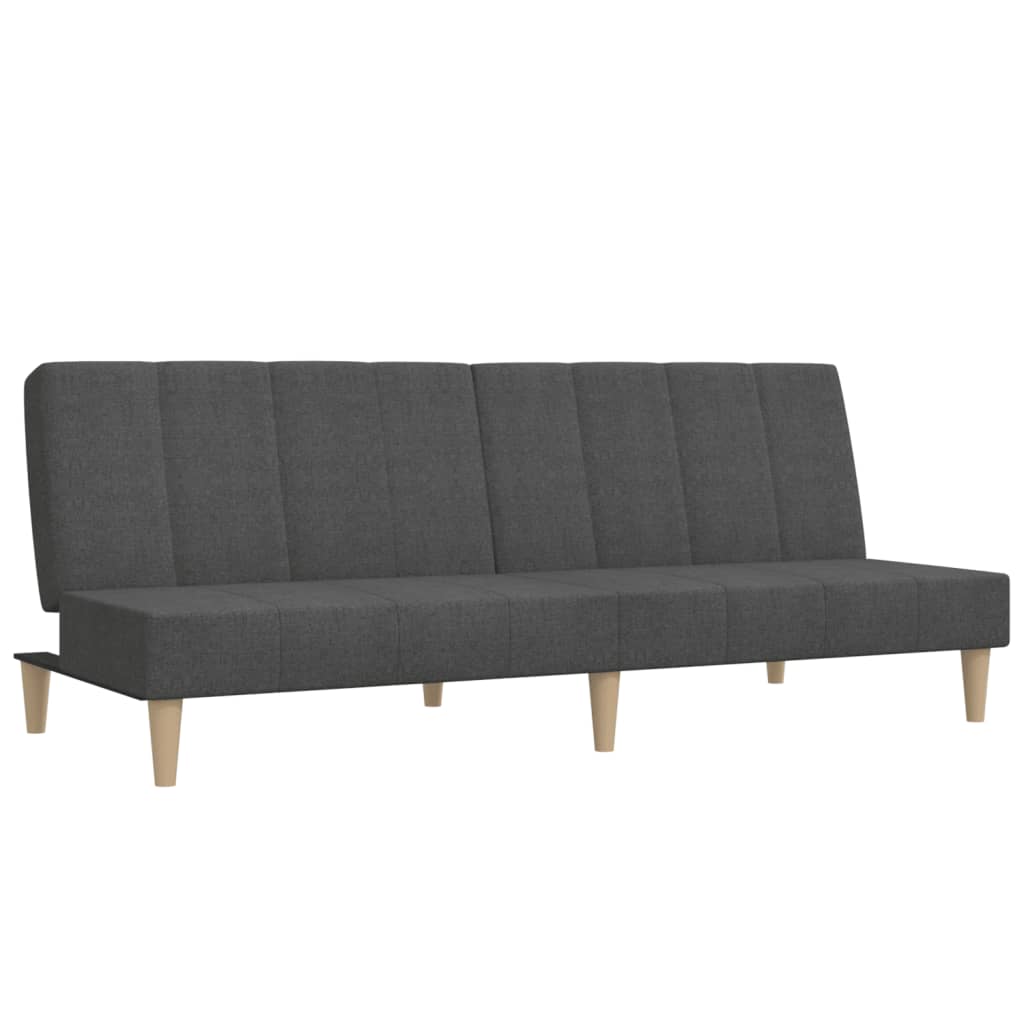 Slaapbank 2-zits stof donkergrijs is nu te koop bij PeponiXL, paradijselijk wonen!