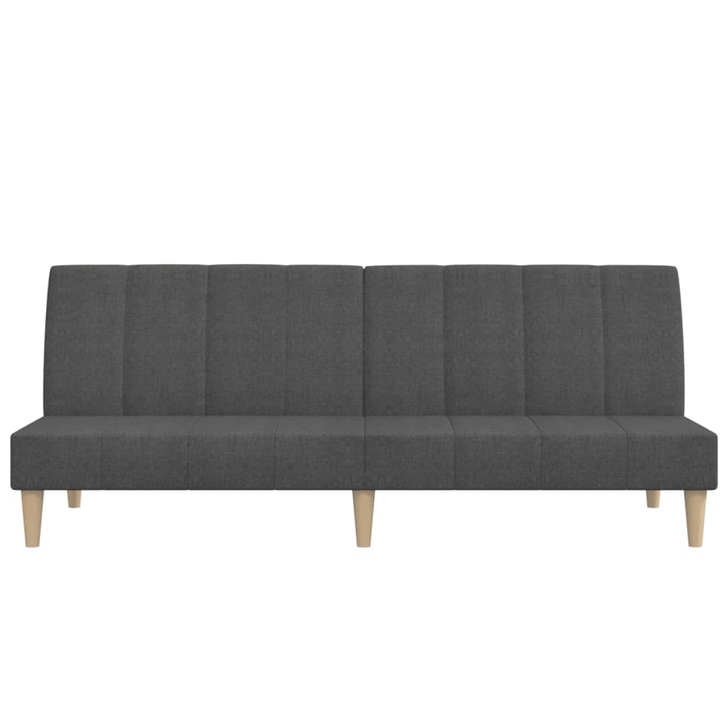 Slaapbank 2-zits stof donkergrijs is nu te koop bij PeponiXL, paradijselijk wonen!