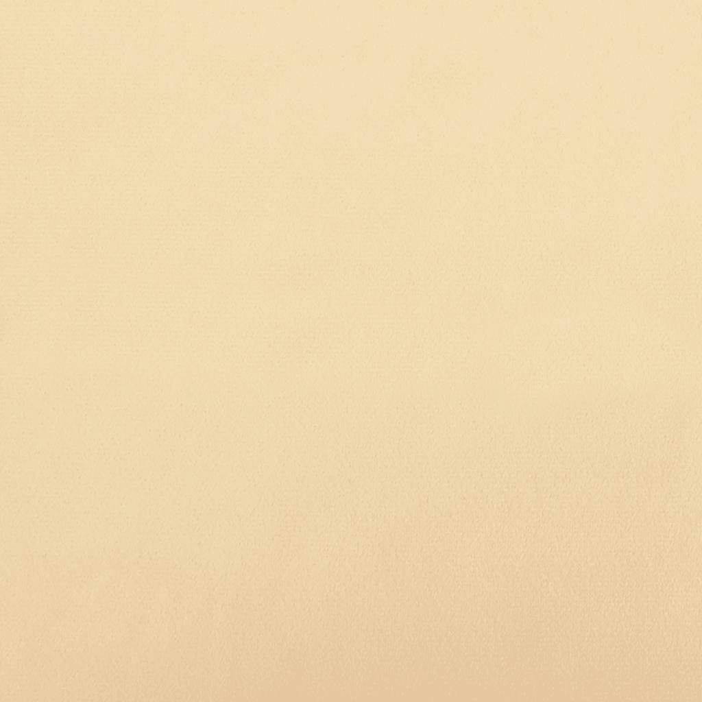 Slaapbank 2-zits fluweel crèmekleurig is nu te koop bij PeponiXL, paradijselijk wonen!