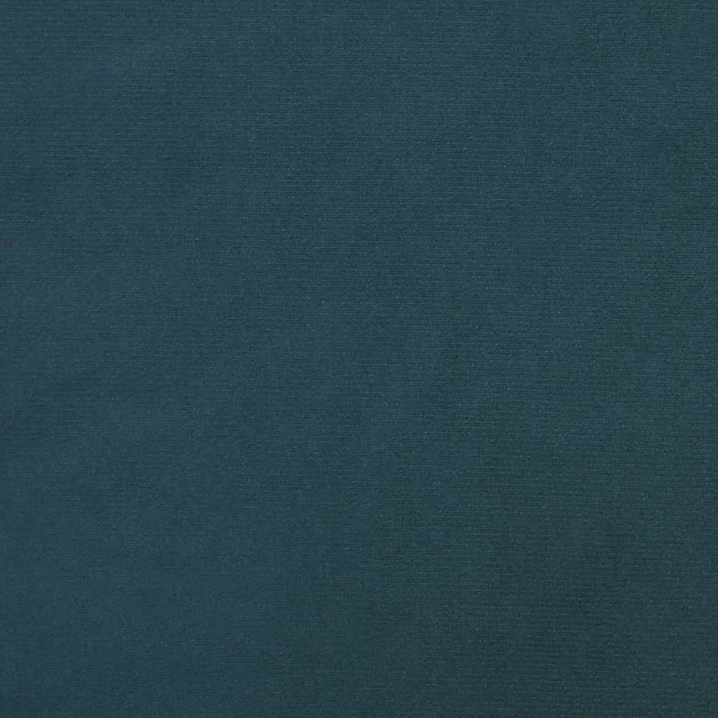Slaapbank 2-zits met 2 kussens fluweel blauw is nu te koop bij PeponiXL, paradijselijk wonen!