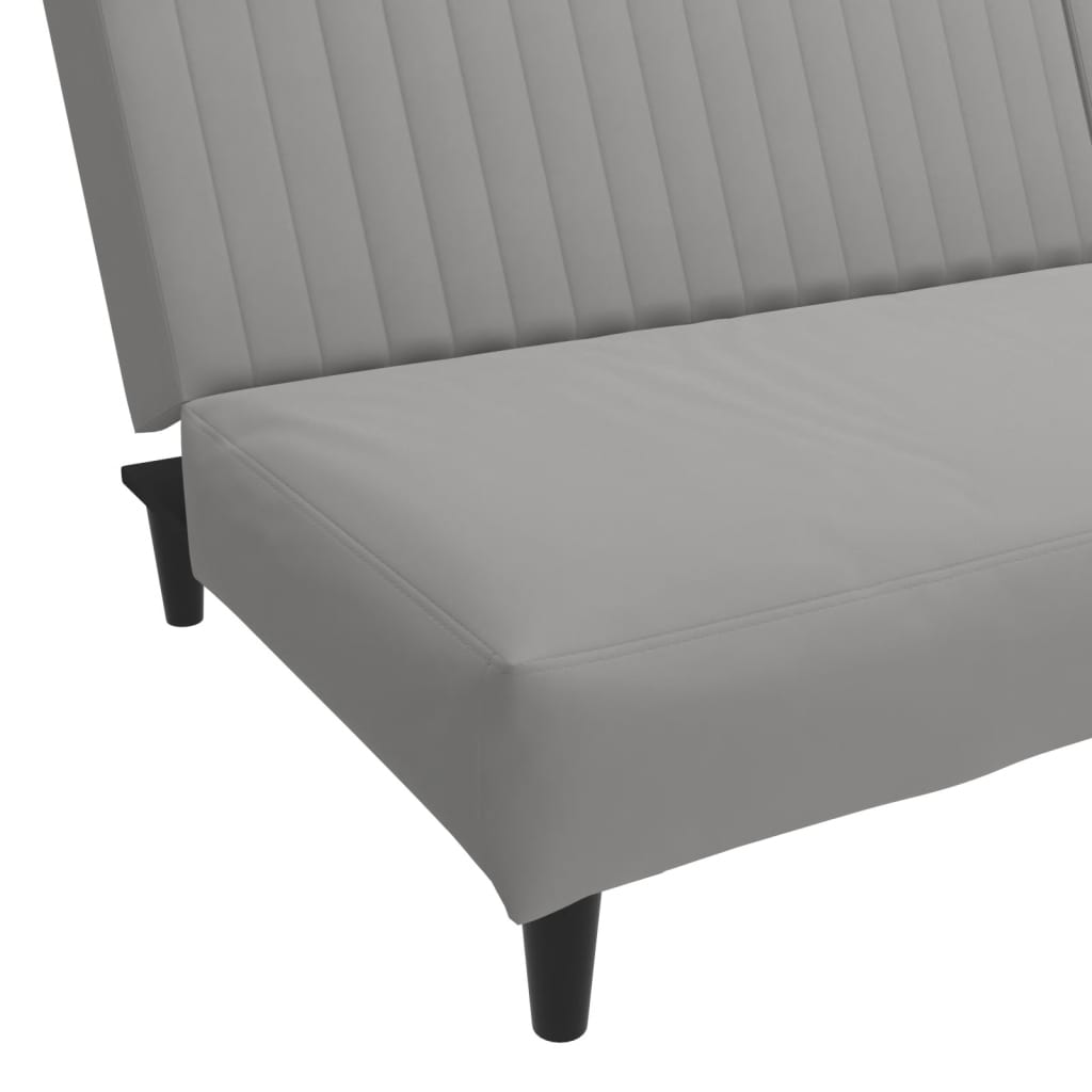 Slaapbank 2-zits fluweel lichtgrijs is nu te koop bij PeponiXL, paradijselijk wonen!
