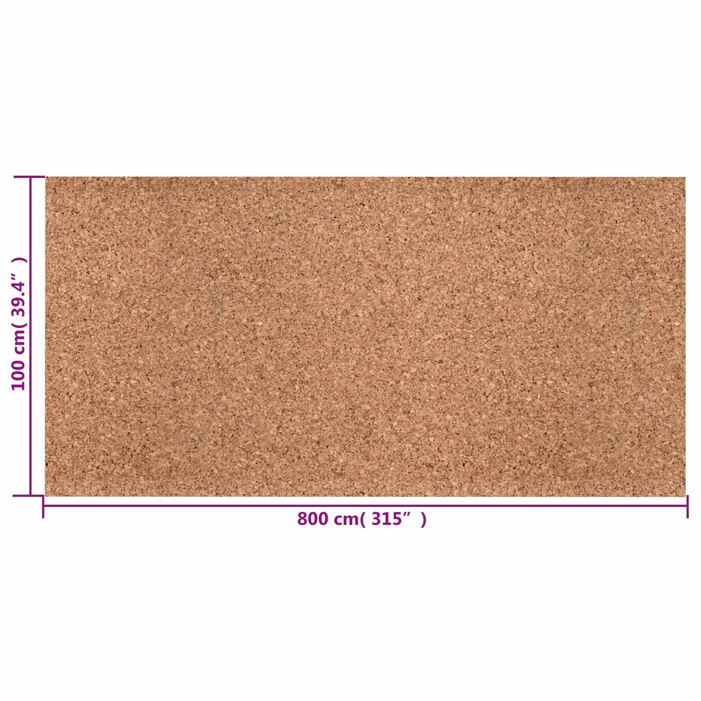 Kurk rol Bruin 100 x 800 x 0,5 cm Kurk is nu te koop bij PeponiXL, paradijselijk wonen!