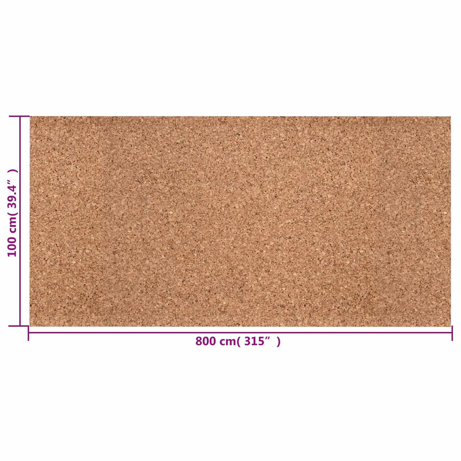 Kurk rol Bruin 100 x 800 x 0,5 cm Kurk is nu te koop bij PeponiXL, paradijselijk wonen!