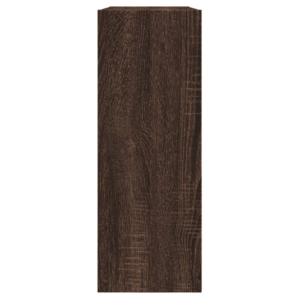 Schoenenkast 80x21x57 cm bewerkt hout bruin eikenkleur is nu te koop bij PeponiXL, paradijselijk wonen!