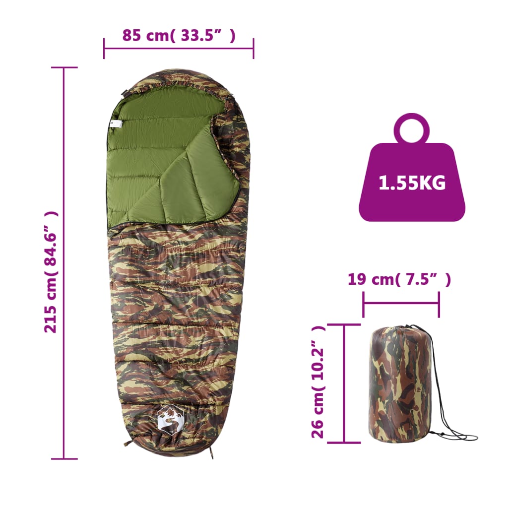 Slaapzak mummie voor volwassenen camping 3 seizoenen is nu te koop bij PeponiXL, paradijselijk wonen!