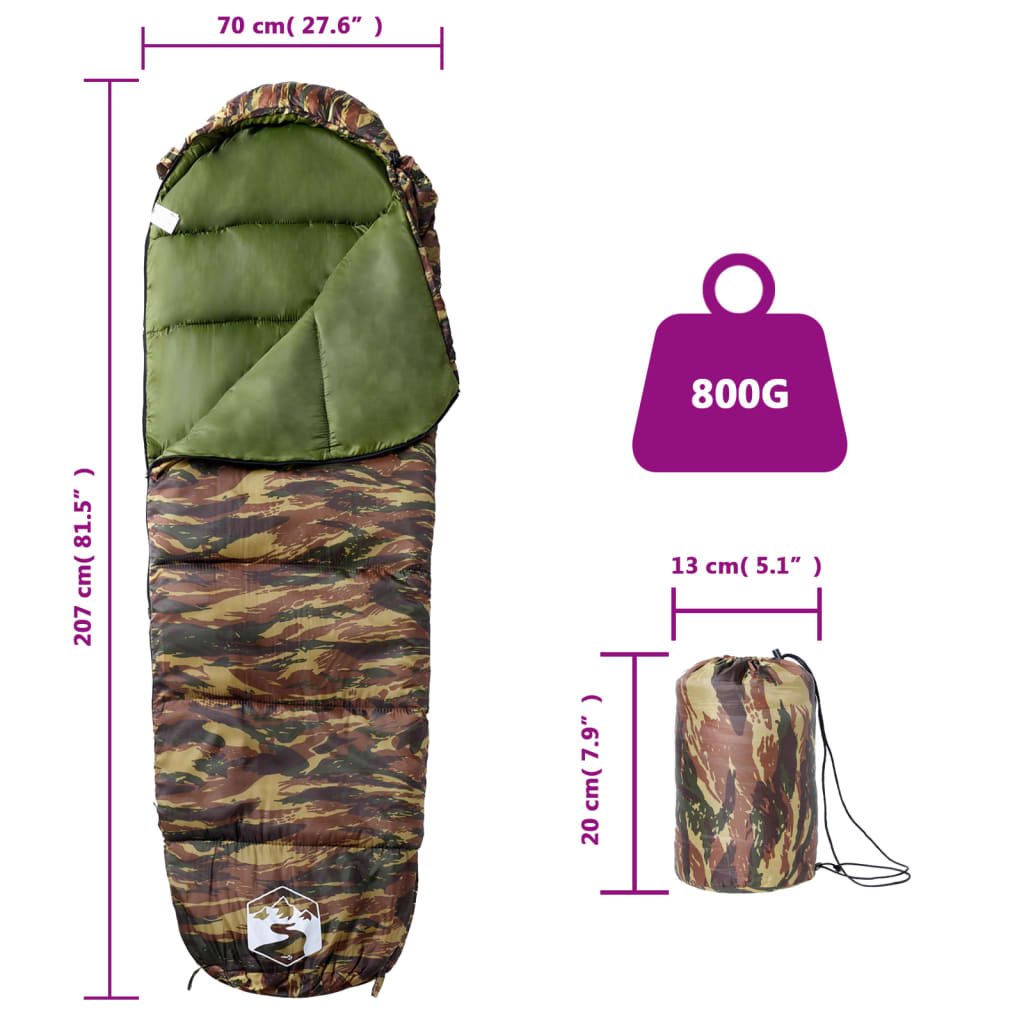 Slaapzak mummie voor volwassenen camping 3 seizoenen is nu te koop bij PeponiXL, paradijselijk wonen!