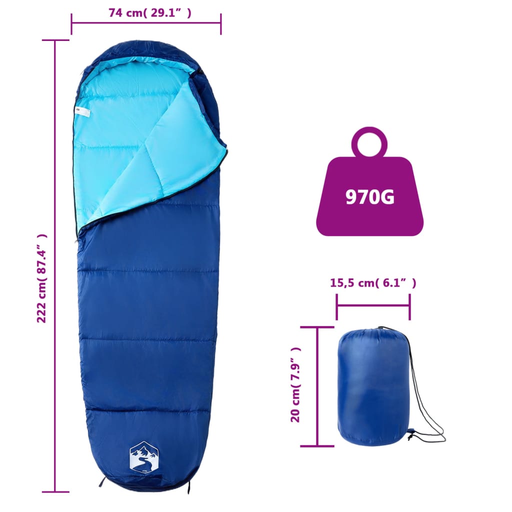 Slaapzak mummie voor volwassenen camping 3 seizoenen is nu te koop bij PeponiXL, paradijselijk wonen!