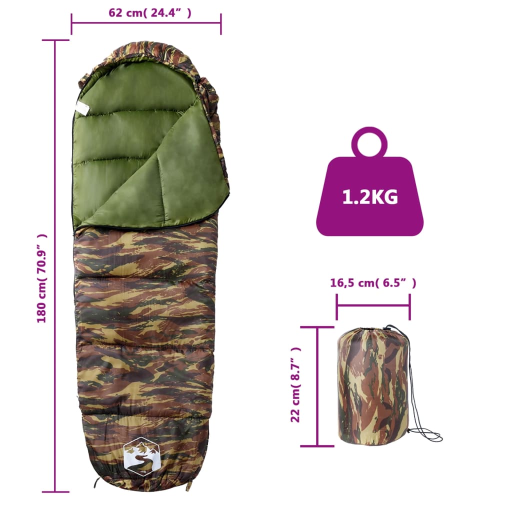 Slaapzak mummie voor volwassenen 3 seizoenen is nu te koop bij PeponiXL, paradijselijk wonen!