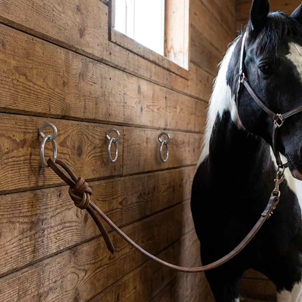 Paardenbindringen met oogschroeven 3 st staal zilverkleurig is nu te koop bij PeponiXL, paradijselijk wonen!